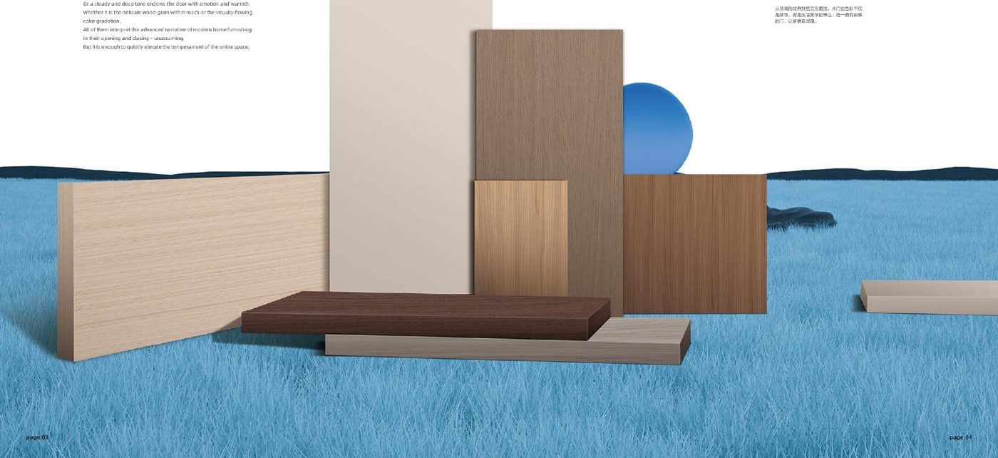 Modern wooden furniture